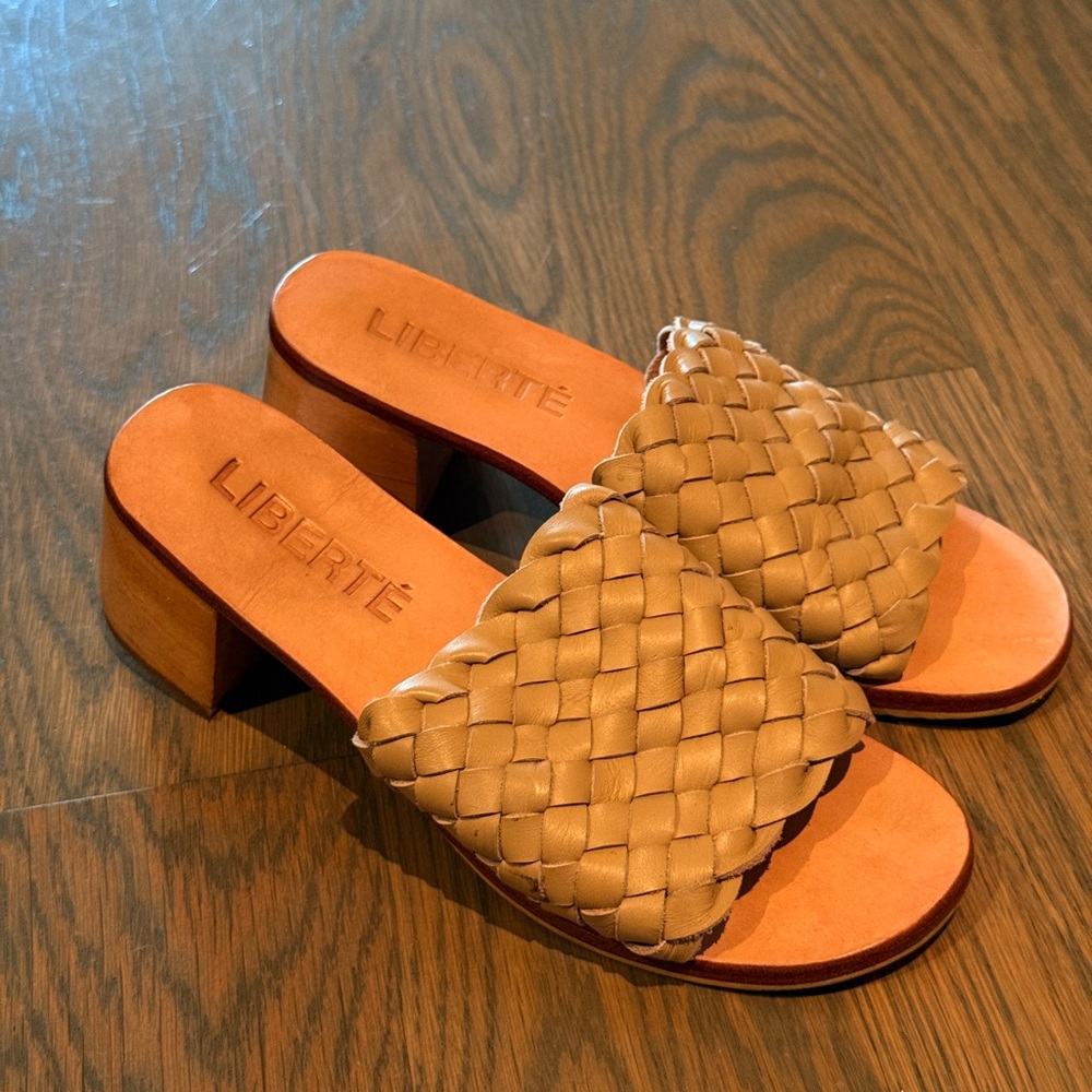 Liberte woven mule sandals